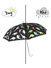 Holly & Beau Dinosaur Magic Color Changing Umbrella {Black}