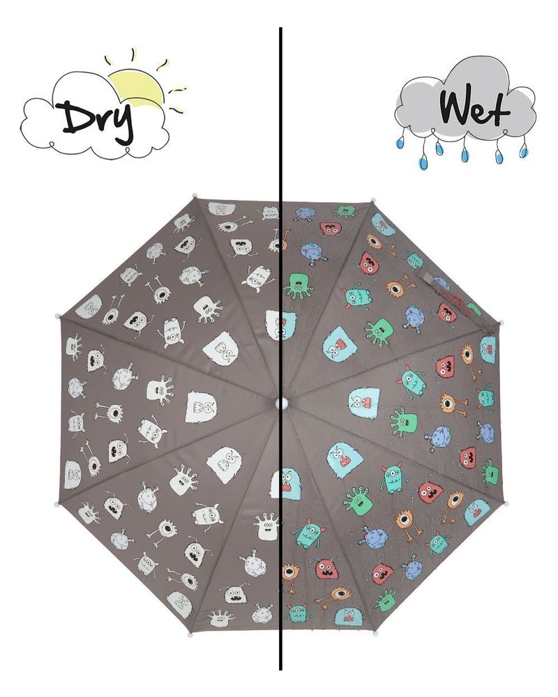 Holly & Beau Monster Magic Color Changing Umbrella {Gray}