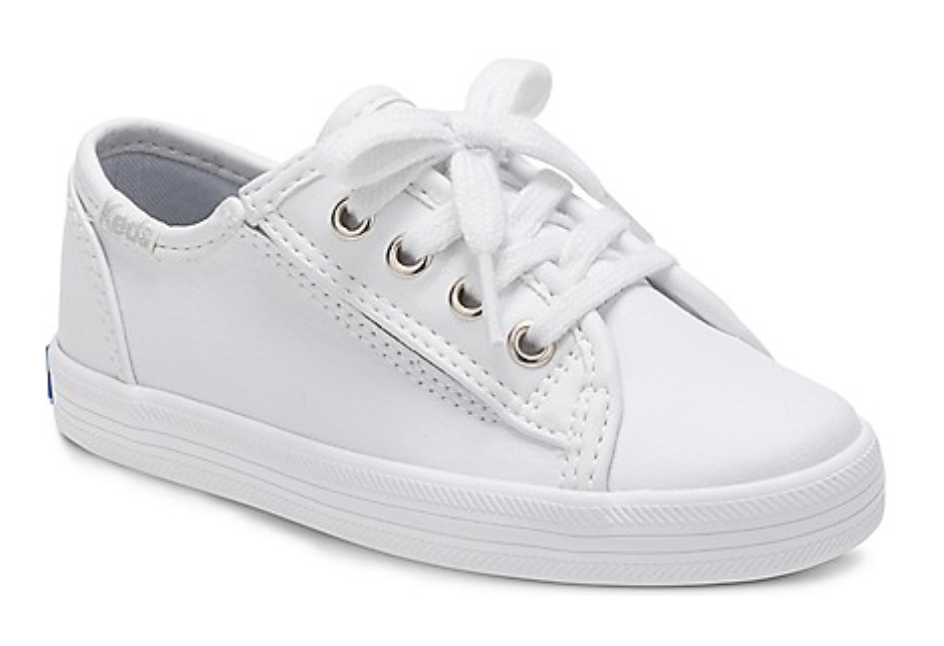 white velcro keds