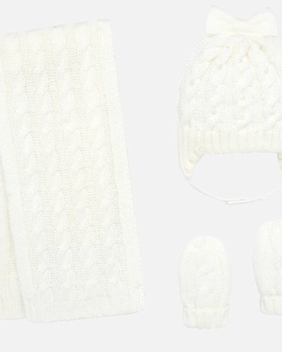 infant hat and glove set