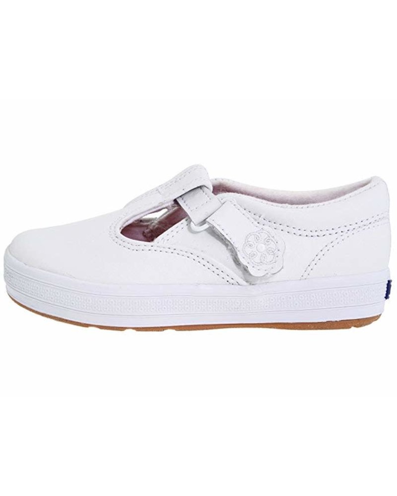 Keds Daphne T Strap {White Leather}