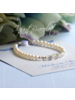 Collectables America Fresh Water Pearl, Crystal & SS Infant Bracelet