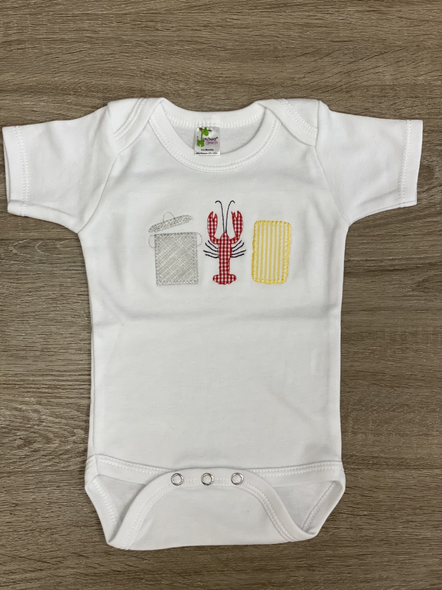 crawfish onesie