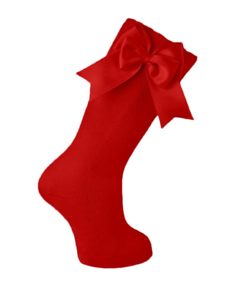 Long Socks w/ Double Bow {8 Color Options}