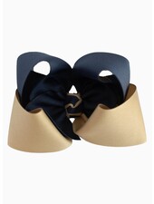 Bows by Bee Bows {Navy/Khaki}