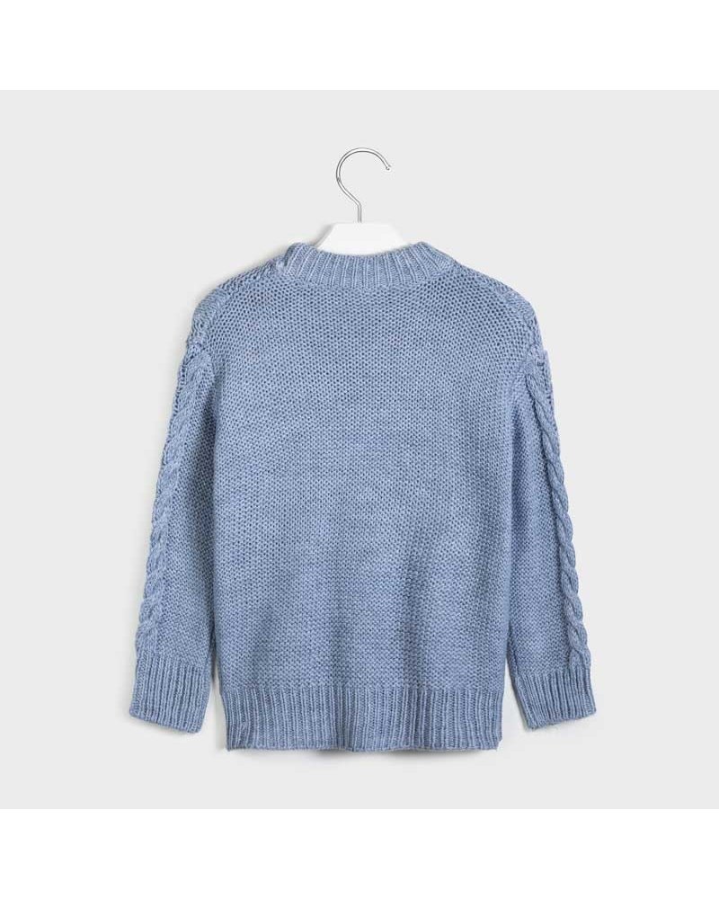 baby blue knit sweater