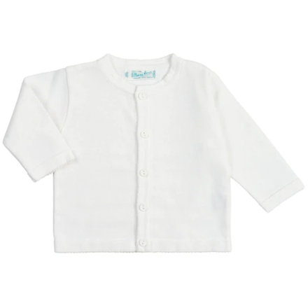 Feltman Brothers Classic Knit Cardigan White