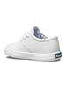Keds Champion Lace Toe Cap Toddler {White Leather}