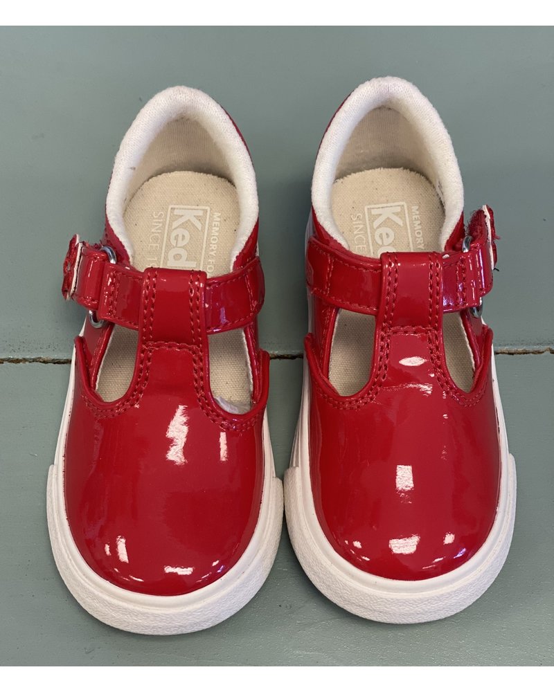 Keds Daphne T Strap {Red Patent}