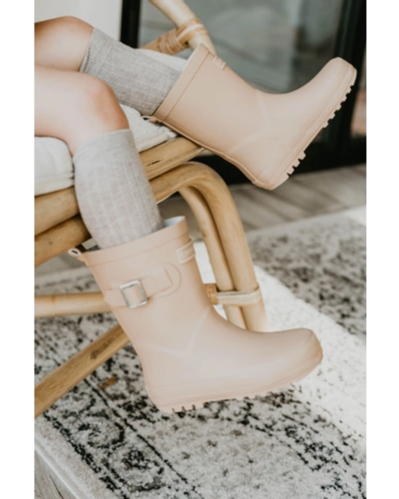 Forever French Baby Rain Boot {Tan}