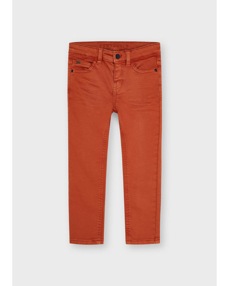 Mayoral Soft Slim Pants {Orange}