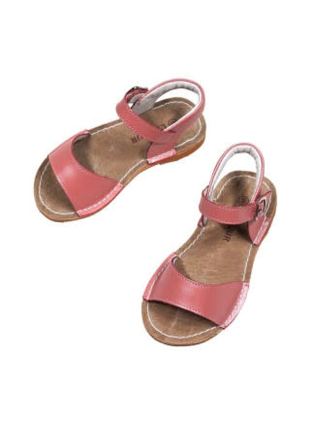 Stitch Down Sandals {Guava Shimmer}