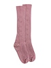 1625 Cable Knit Tall Socks {Mauve}