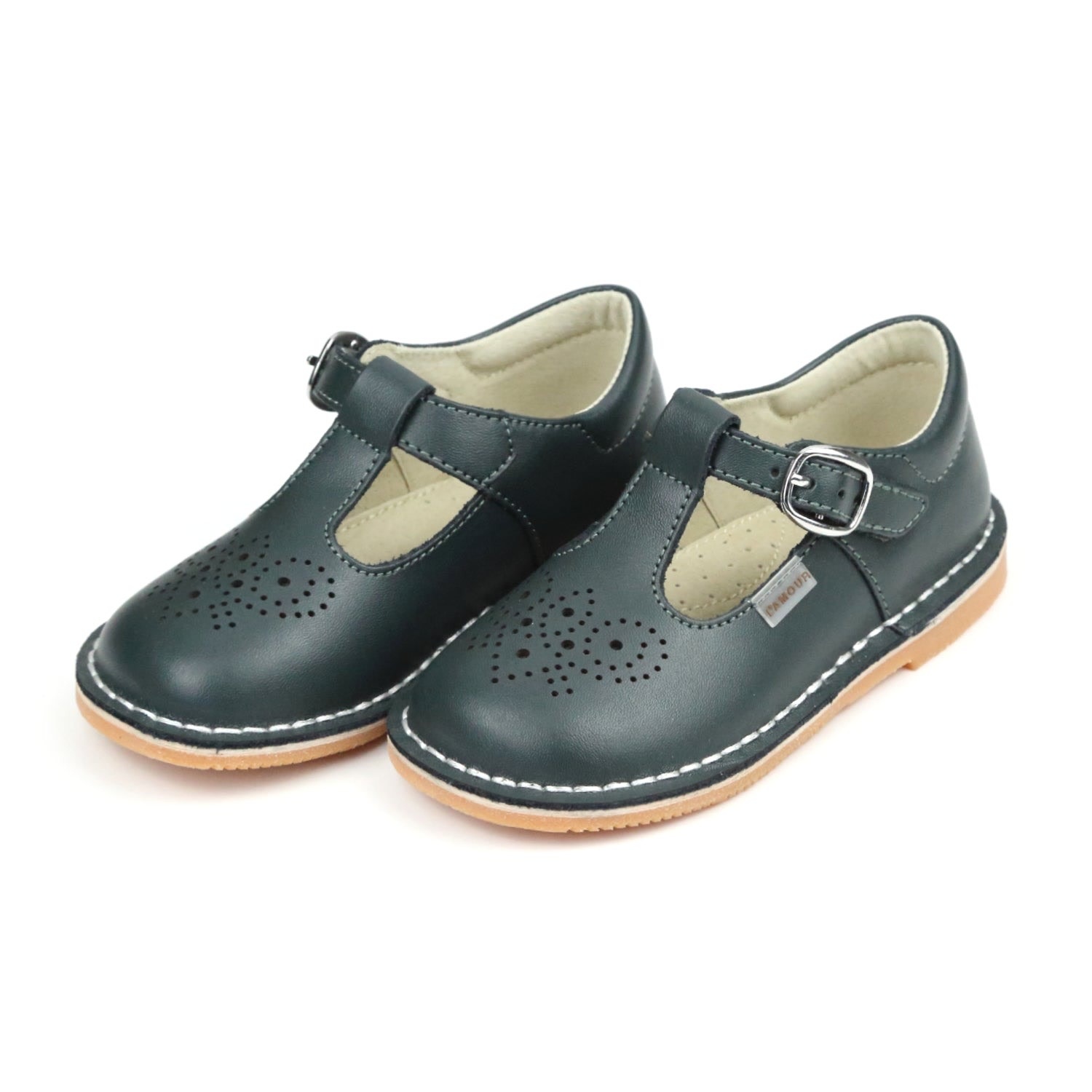 Falcotto Gazer Vl - Denim Shoes With Velcro Strap - Army Green