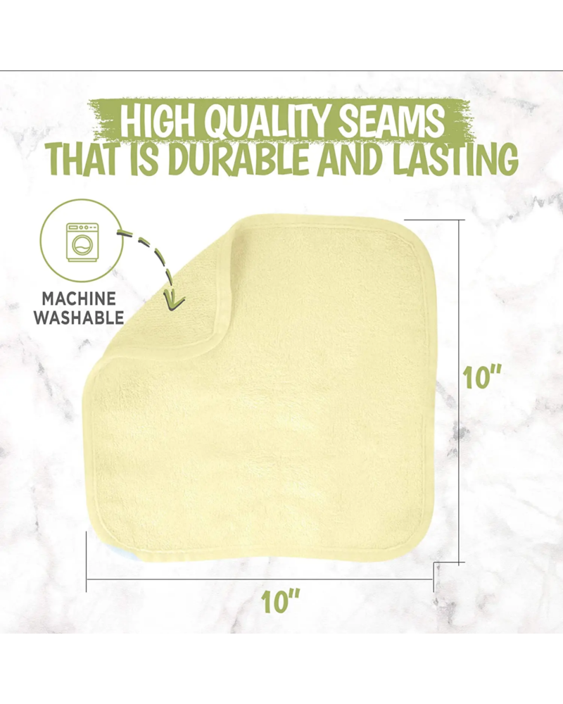 KeaBabies Deluxe Baby Washcloth {Sunshine}