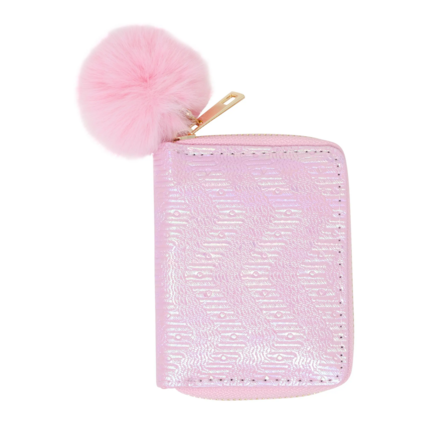 Shiny Wave Wallet {Pink}