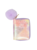 Shiny Tie Dye Mermaid Scale Wallet {Purple}