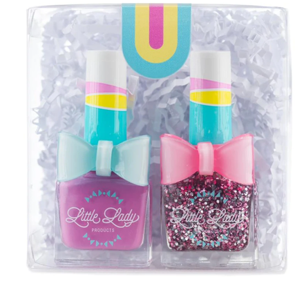 Confetti Glitter/Classic Polish Duo {Butterfly Melon}