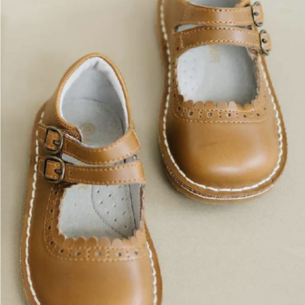 Tatiana Double Strap MJ- Camel