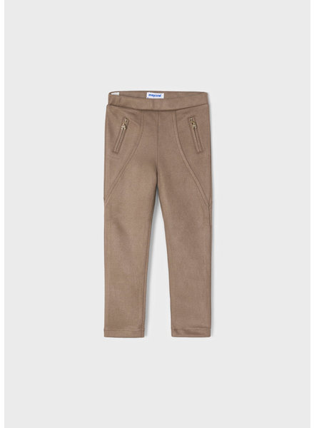 Mayoral Trousers with Bow Zipper {Taupe}