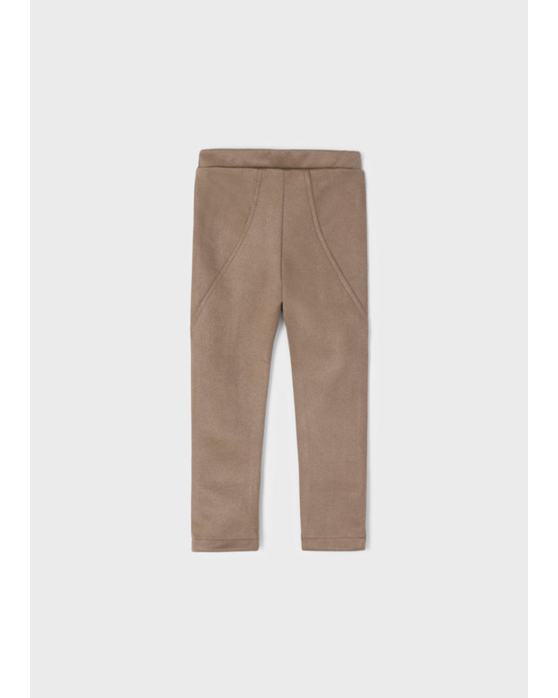 Mayoral Trousers with Bow Zipper {Taupe}