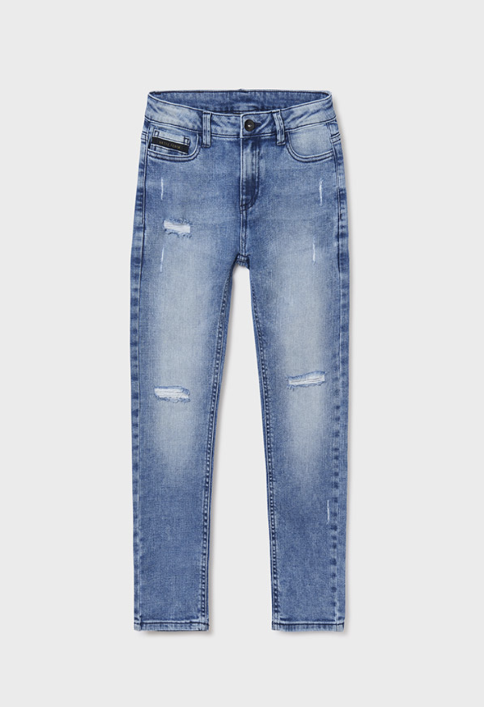 7581 Ripped Jeans Tween {Medium Wash} F22 - Ethan's Closet 