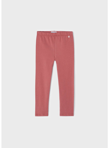 Mayoral - Girls Red Velour Leggings