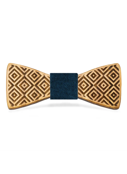 RJOStudio Handcrafted Square Flair Bamboo Bow Tie