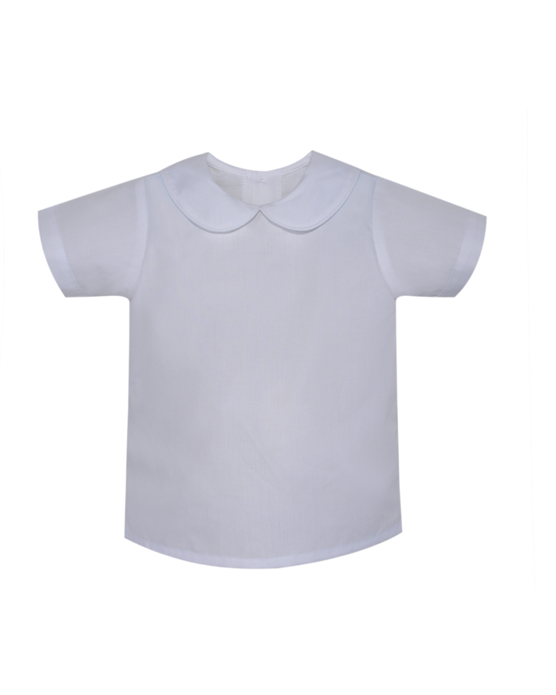 Remember Nguyen Piped Short Sleeve Shirt {White}