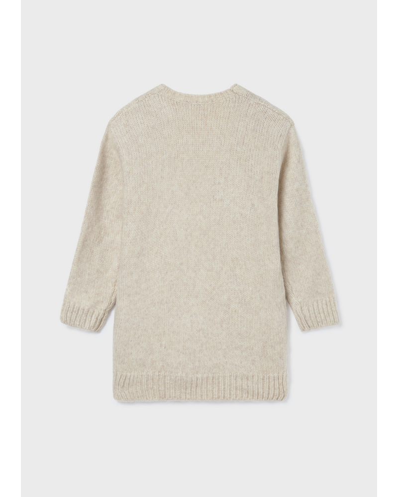 Mayoral Cable Knit Cardigan {Ivory}