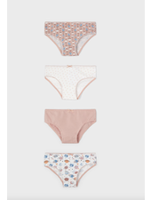Mayoral 4 Pack Girls Underwear {Rosy}