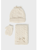 Mayoral Hat & Scarf Set {Chickpea}