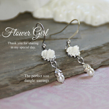 Collectables America Flower Girl Earrings