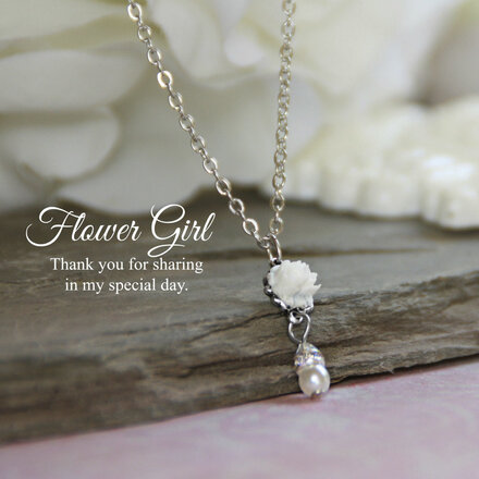 Collectables America CJ-165 Flower Girl Necklace