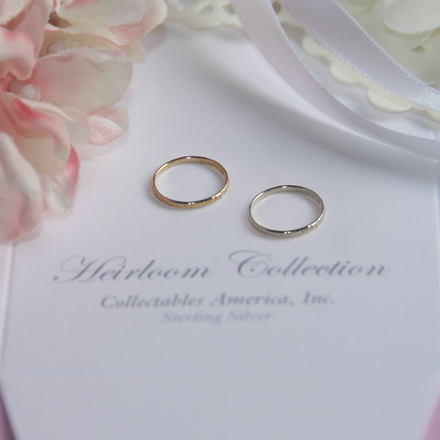 Collectables America Baby Ring (Rhodium/Sterling)