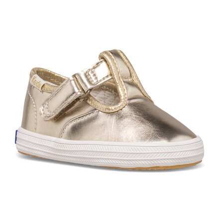 Keds Champion Toe Cap T-Strap {Champagne}