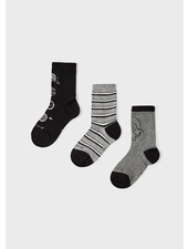 Mayoral Planet 3pk  Sock {Gray}