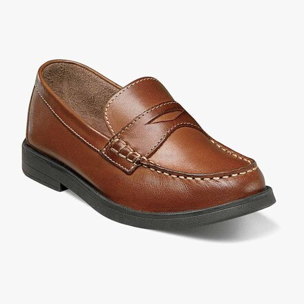 Florsheim Croquet Jr. Moc Toe Penny Loafer{Saddle Tan}