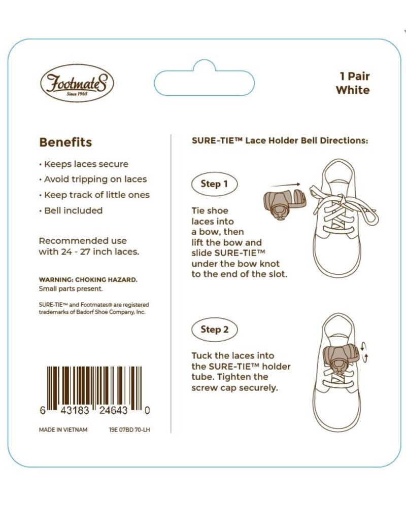 FootMates Sure-Tie Lace Holder Bell