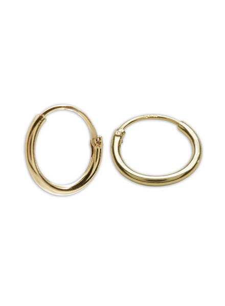 Cherished Moments Endless Hoop Earring { 14K Gold Plated}