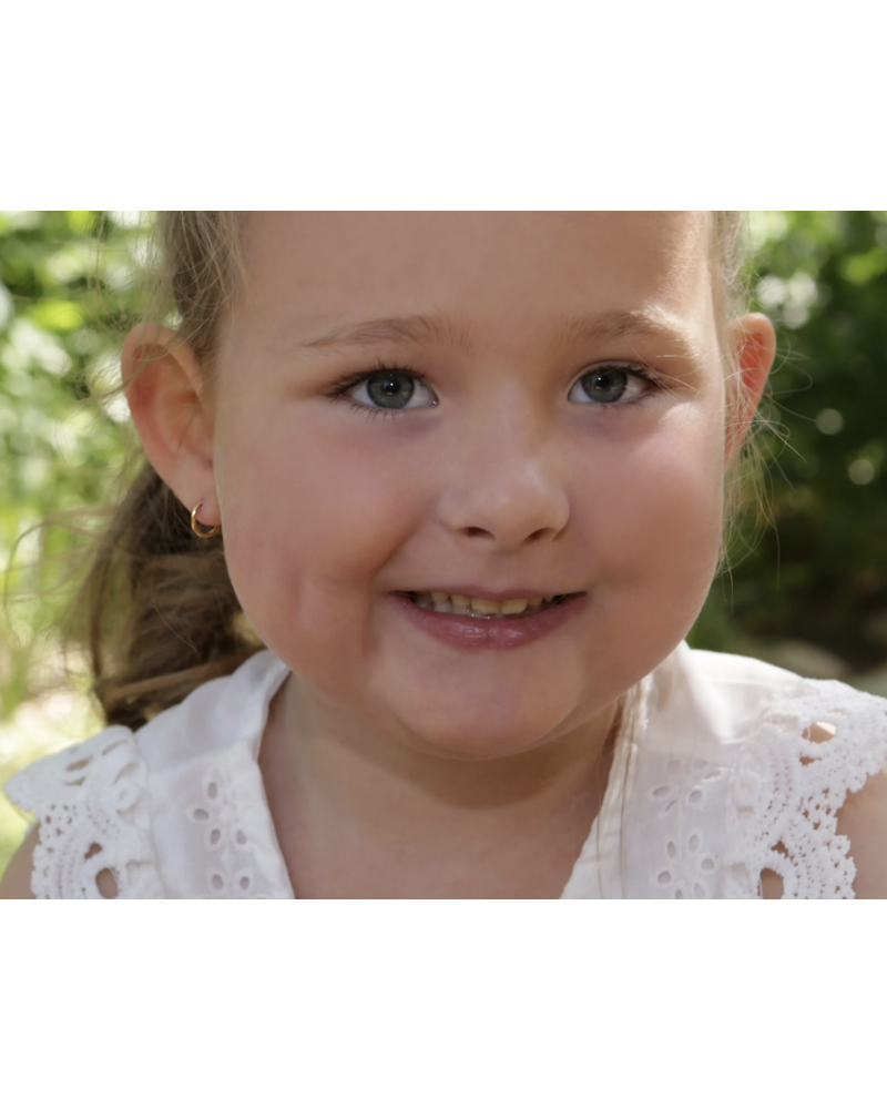 Cherished Moments Endless Hoop Earrings { 14K Gold Plated}