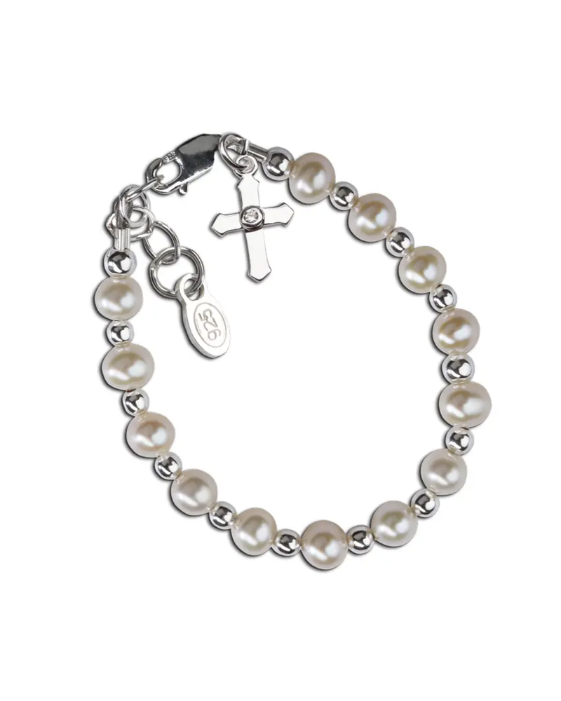 Cherished Moments Blessed Baby Bracelet {S. Silver}