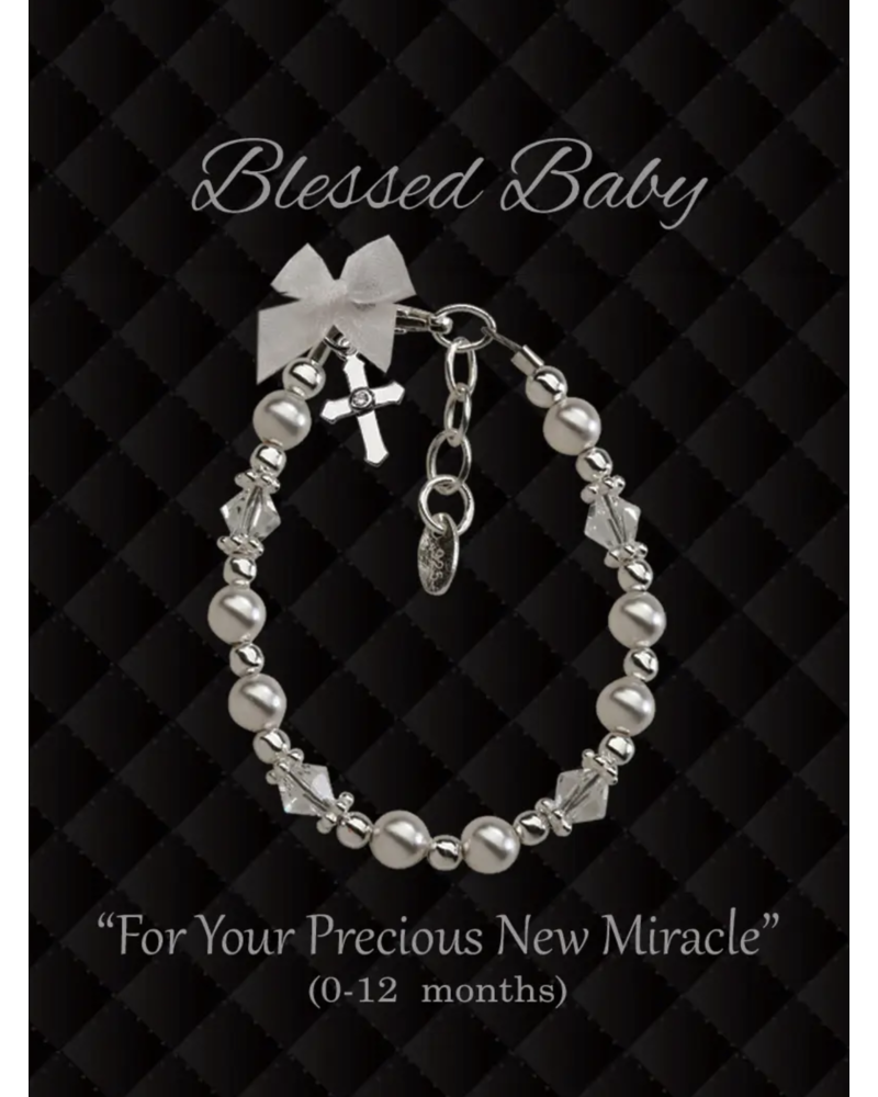 Cherished Moments Blessed Baby Bracelet {S. Silver}
