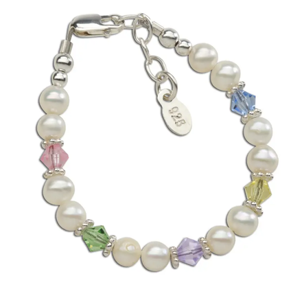 Cherished Moments Blessed Baby Bracelet {S. Silver}
