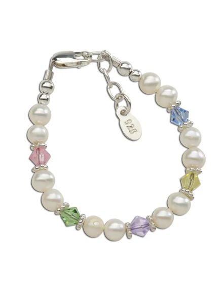 Cherished Moments Blessed Baby Bracelet {S. Silver}