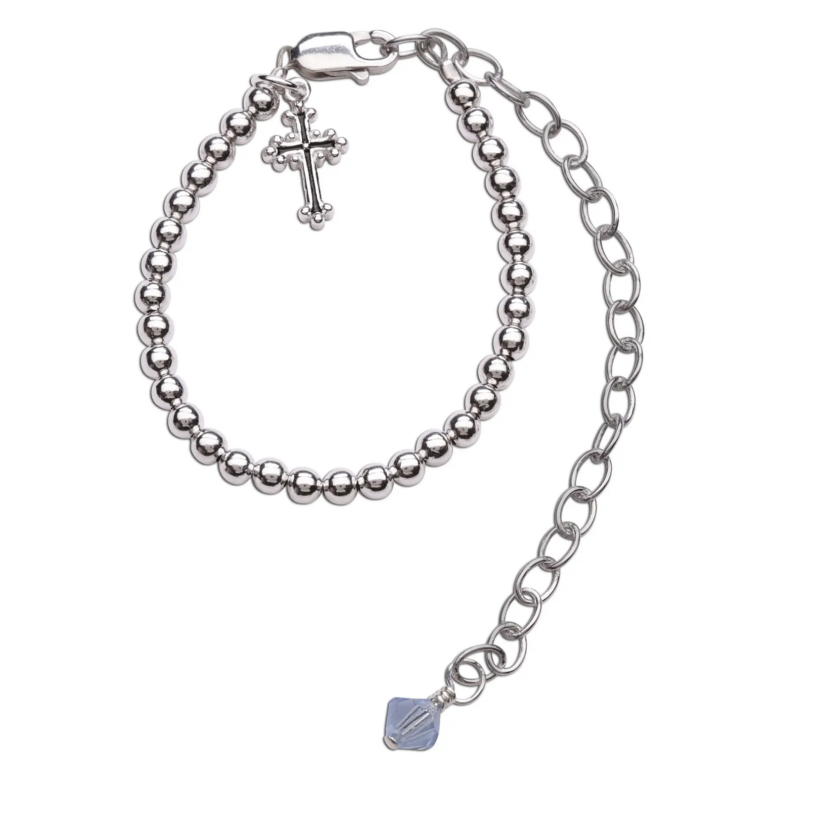 Boy s Baptism to Bride Baby Cross Bracelet S. Silver Ethan s Closet Children s Boutique Little Feet