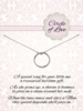 Cherished Moments Circle of Love Keepsake Gift Ring/Necklace {S. Silver}
