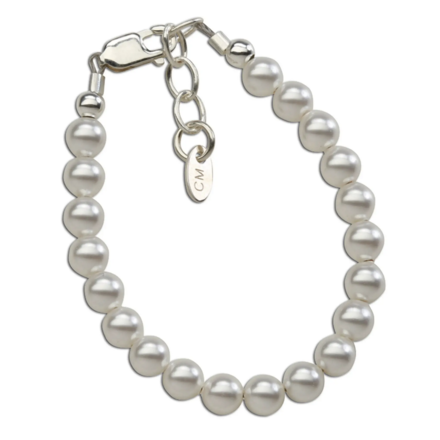 Cherished Moments Pearl Bracelet {S. Silver}