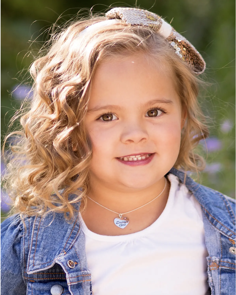Cherished Moments Daddy's Girl Necklace {S. Silver/14"}