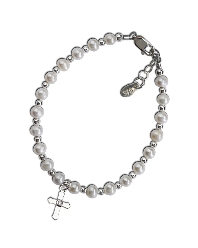 First Communion Bracelet | White Pearl Heart | Chalice Charm | MABR741C -  F.C. Ziegler Company